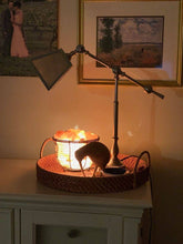 Load image into Gallery viewer, Authentic Himalayan Salt Lamp w/ Dimmer: Self Care Gift, Unique Home Gift, Diffuser, Halotherapy, Office lamp, Spa Kit, Home Decor, Anxiety