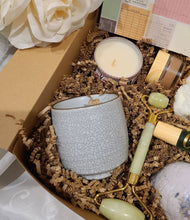 Load image into Gallery viewer, Self-Love Spa Gift Set Collection: Handmade Wellness Spa kit, Organic, Selfcare Gift box, Pamper gift